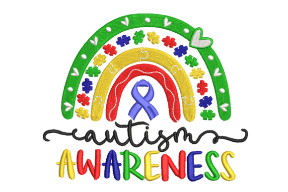 Autism Awareness Rainbow