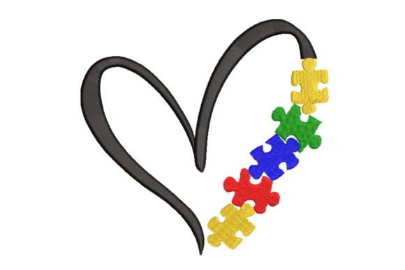 Autism Heart Puzzle