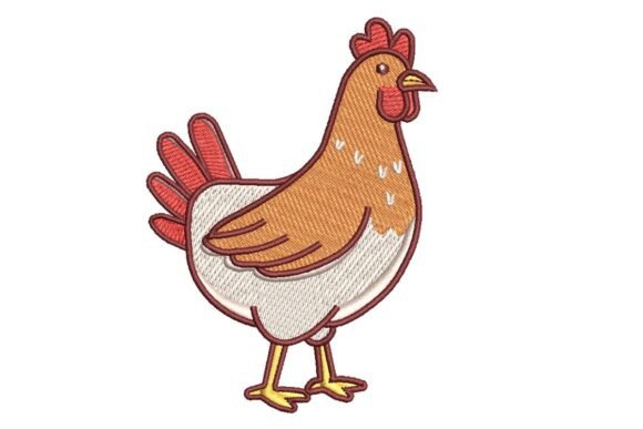 Charming Barnyard Hen