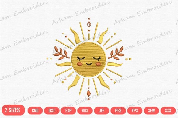 Cute Boho Sun Celestial Summer