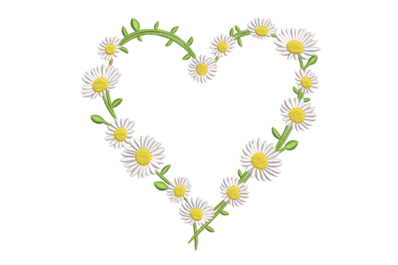Daisy Heart Wreath