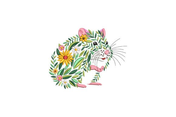 Floral Hamster