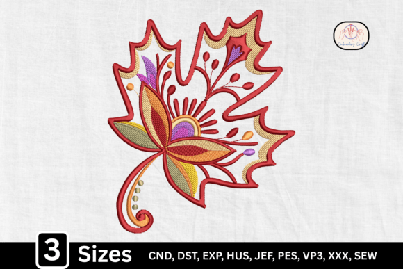 Folk Art Maple Leaf