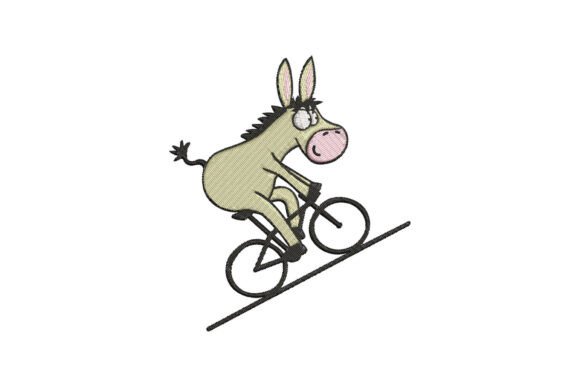 Funny Biking Donkey