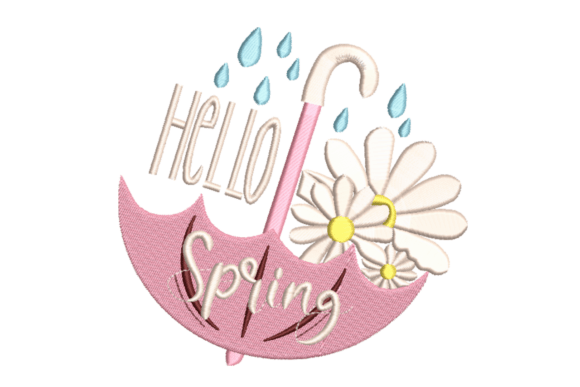 Hello Spring Umbrella