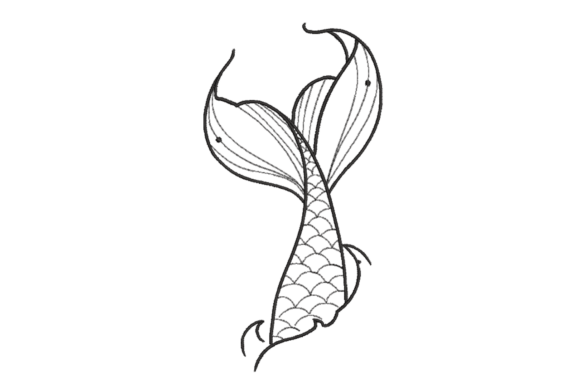 Minimalist Koi Fish