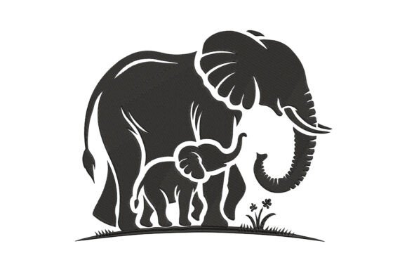 Mother and Baby Elephant