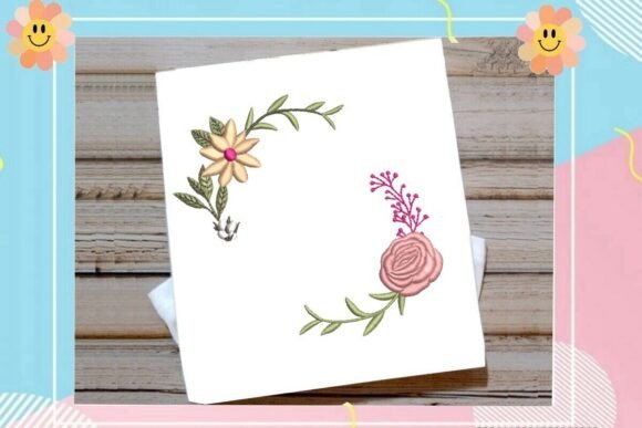 Pastel Floral Split Wreath