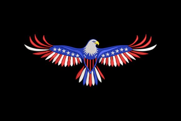 Patriotic USA Bald Eagle