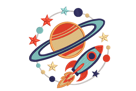 Retro Space Rocket