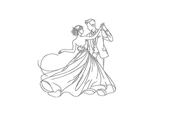 Romantic Couple Dancing