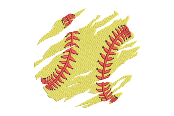 Softball Distressed Grunge